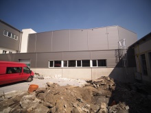Nová skladovací hala firmy Husqvarna Manufacturing CZ, s.r.o. 
